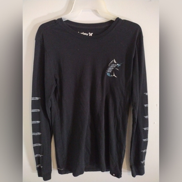 Hurley Other - NWOT Hurley Nike DRI Fit Fishing Long Sleeve Shirt Color Black Size Small